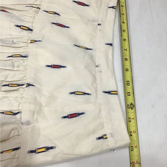 A Loves A Cream Tiered Maxi Skirt Boho Style New Size Large - Picture 9 of 11